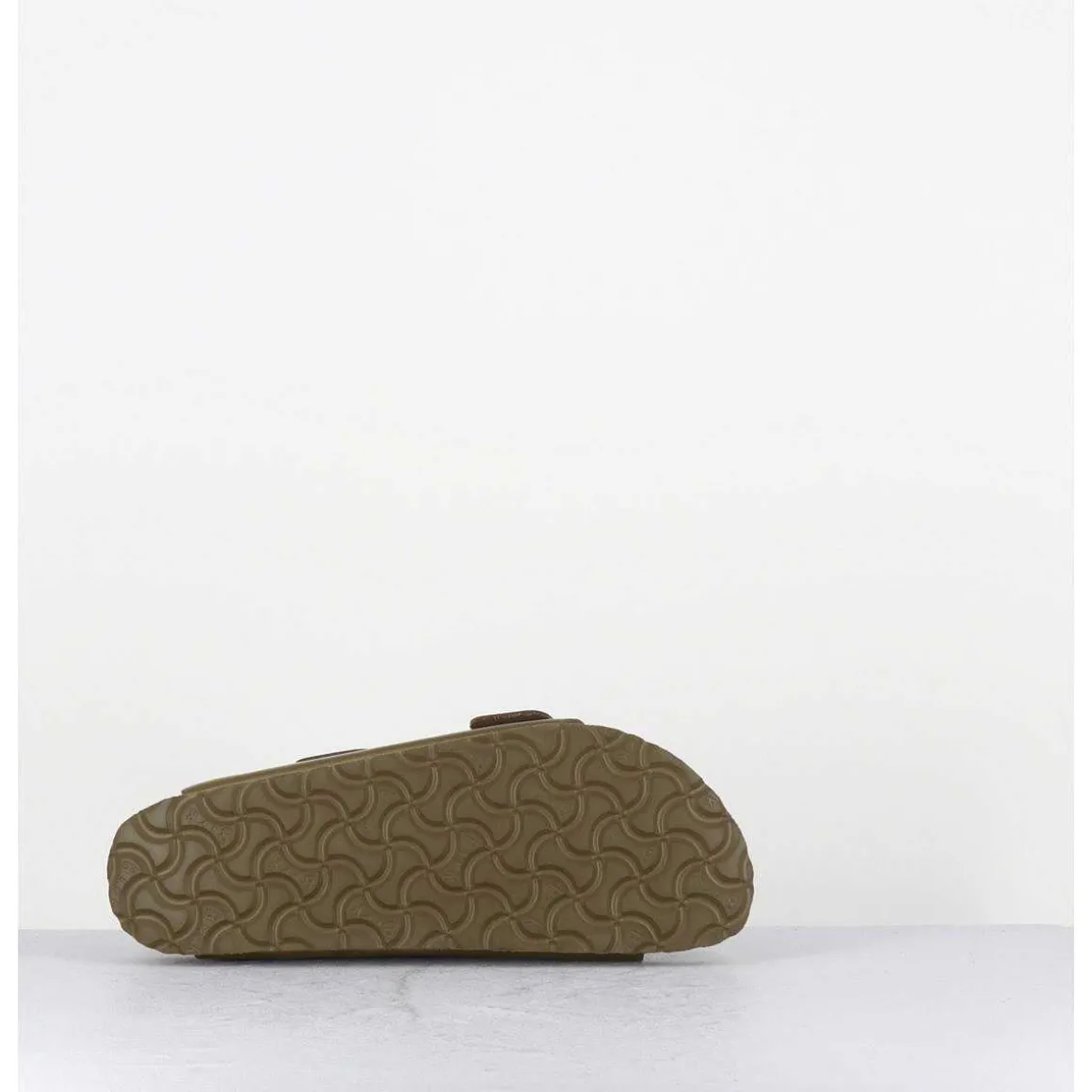 Arizona Big Buckle Shine Mud Green Cuir Vert Boucles Dorees