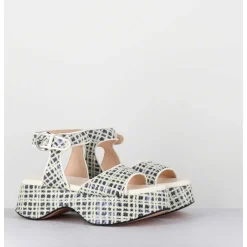 Babies Compensees A Sequins Blanc&Marine - Lil Sis Neony