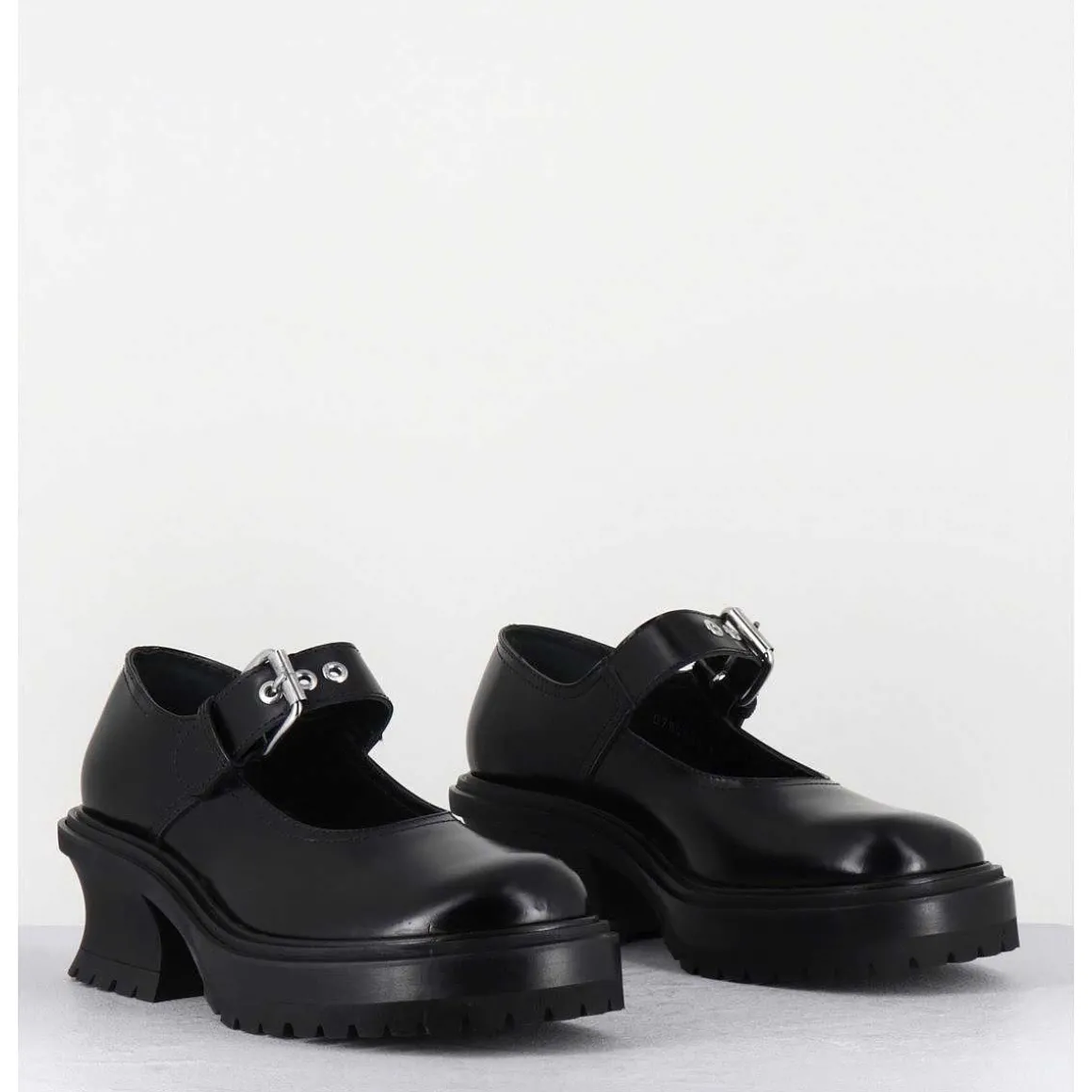 Babies En Cuir Noir 90S - Caro Bebe Nero