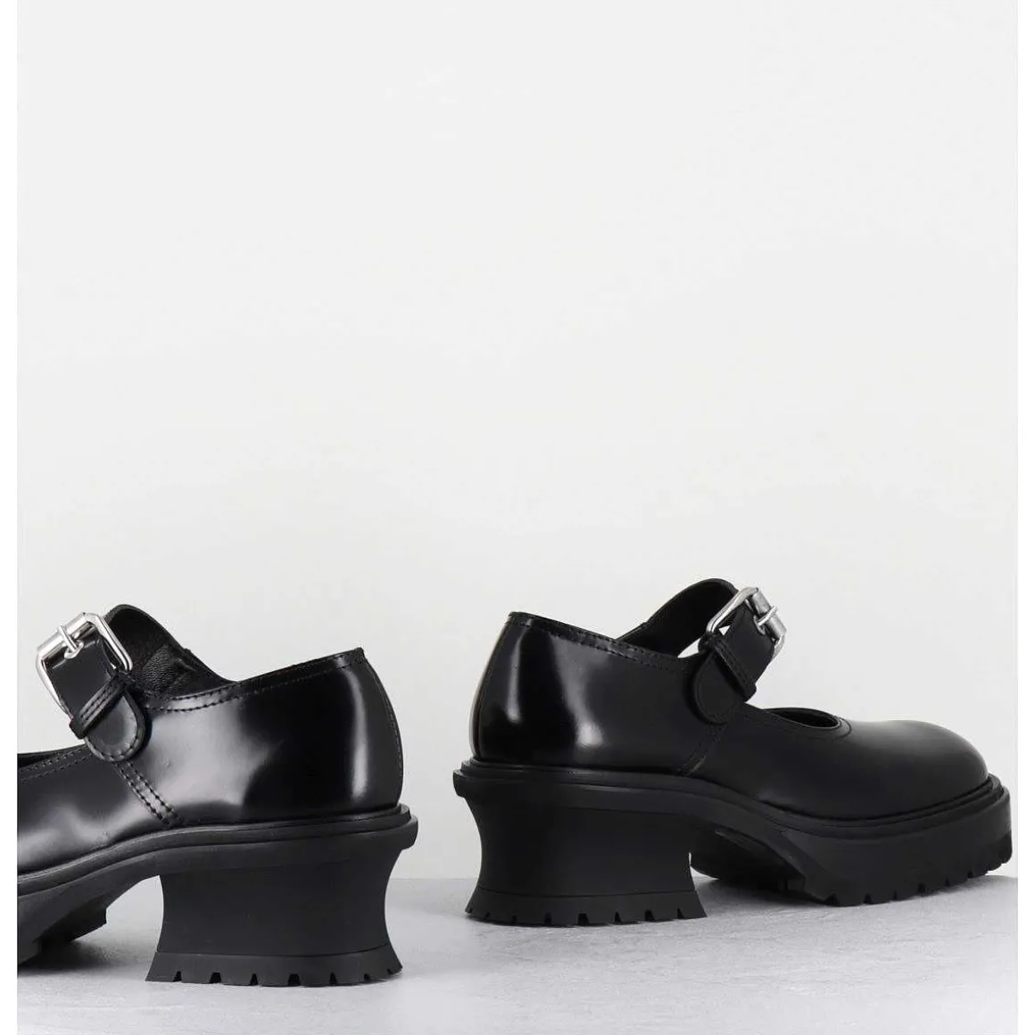 Babies En Cuir Noir 90S - Caro Bebe Nero