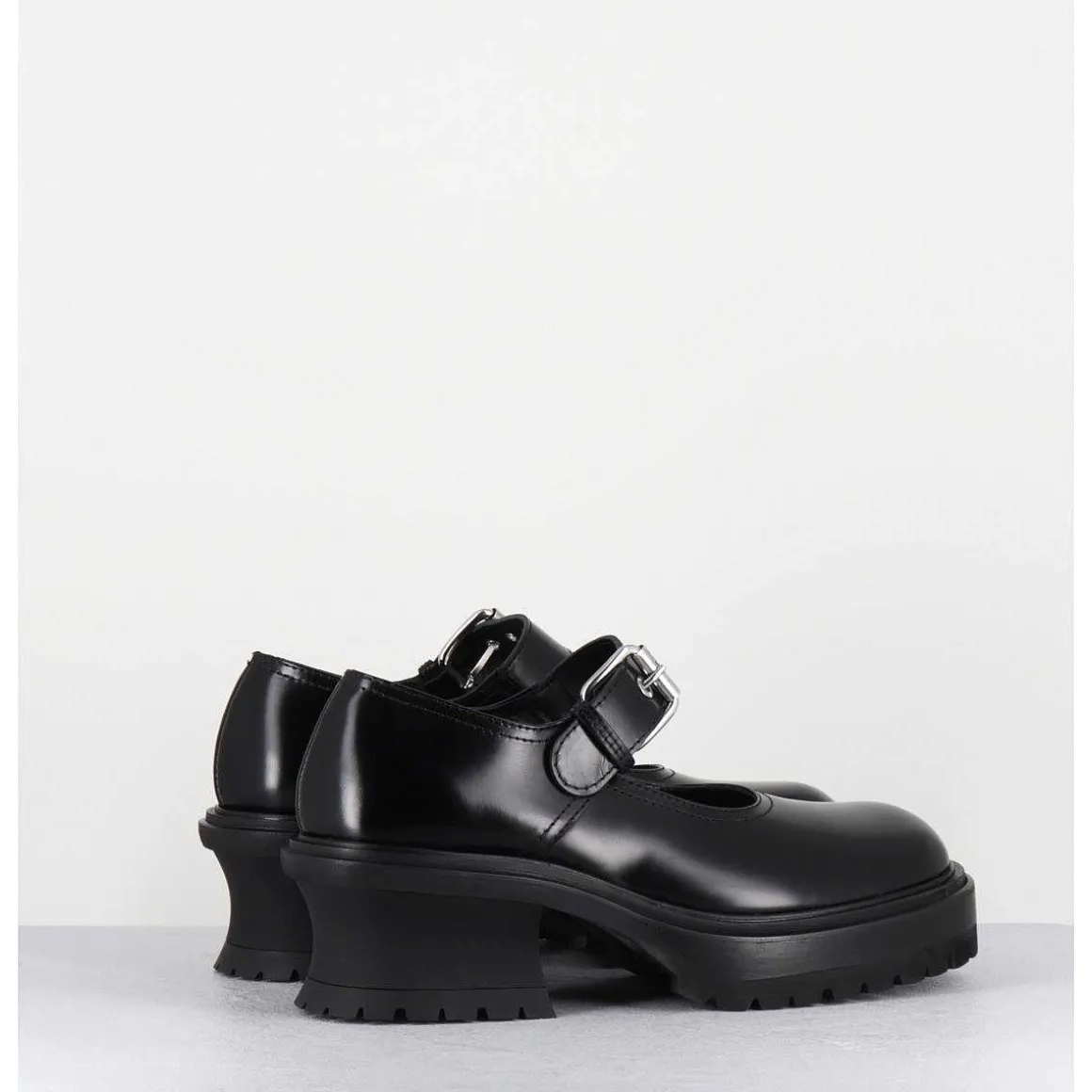 Babies En Cuir Noir 90S - Caro Bebe Nero
