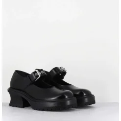 Babies En Cuir Noir 90S - Caro Bebe Nero