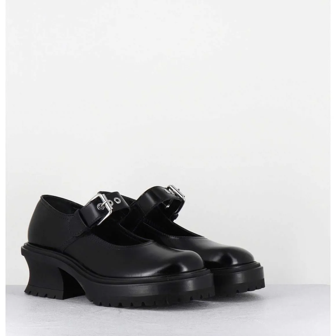 Babies En Cuir Noir 90S - Caro Bebe Nero