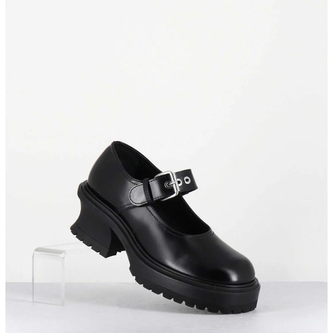 Babies En Cuir Noir 90S - Caro Bebe Nero