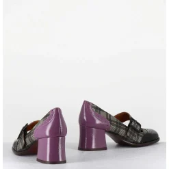 Babies Petit Talon Cuir Imprime Tartan Multi - Meyko Scotch Negro
