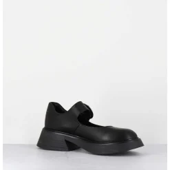 Babies 90S En Cuir Noir Semelle Legere - Cike Savana Nero