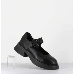 Babies 90S En Cuir Noir Semelle Legere - Cike Savana Nero