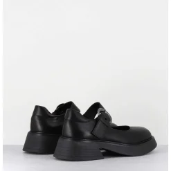 Babies 90S En Cuir Noir Semelle Legere - Cike Savana Nero