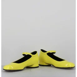 Babies 60S Petit Talon En Cuir Vernis Jaune - Ligat2 Cindy Buttercup