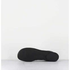 Ballerines Minimalistes En Cuir Souple Noir - Lester Cherie Nero