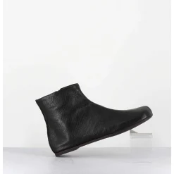Boos Plates Minimalistes En Cuir Noir - Ab1655 Madras Nero