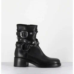 Boots Bikers Tour De Cheville Cloute - A5459 Talco Nero