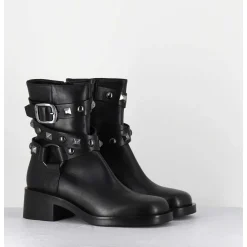 Boots Bikers Tour De Cheville Cloute - A5459 Talco Nero