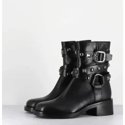 Boots Bikers Tour De Cheville Cloute - A5459 Talco Nero
