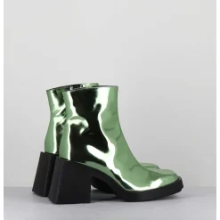 Boots Bout Carre Miroir Vert - Milla Metallic Green