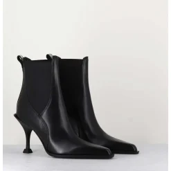 Boots Bout Pointu & Talon Stylise - M6345 Nero