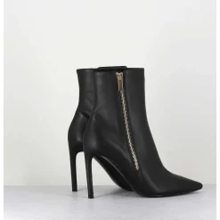 Boots Bout Pointu Zip Lateral - 11432 Merlot Nero