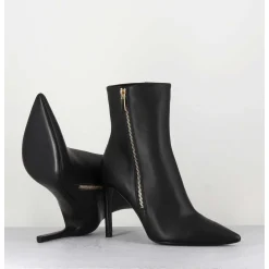 Boots Bout Pointu Zip Lateral - 11432 Merlot Nero