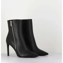 Boots Bout Pointu Zip Lateral - 11432 Merlot Nero