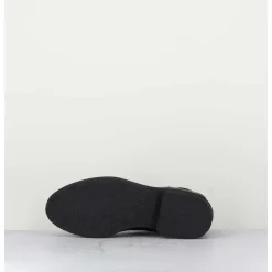 Boots Chelsea En Cuir Naplak Noir - Perla Nero