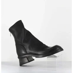 Boots Cuir Noir Hand Washed - 51759 Nube Nero