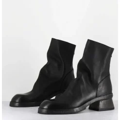 Boots Cuir Noir Hand Washed - 51759 Nube Nero