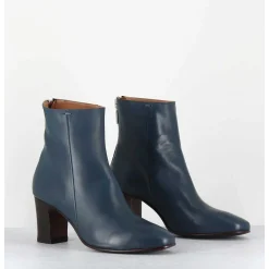 Boots En Cuir Souple Bleu - 5540 Glam Blu