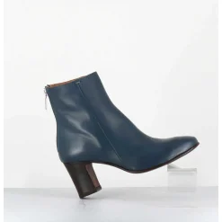 Boots En Cuir Souple Bleu - 5540 Glam Blu