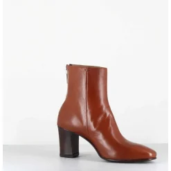 Boots En Cuir Souple Camel - 5540 Glam Coloniale