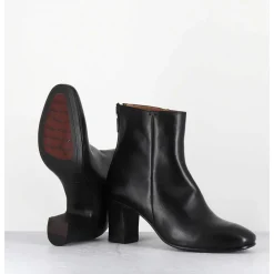 Boots En Cuir Souple Noir - 5540 Glam Nero