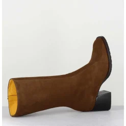 Boots En Daim Camel - R288 Renna Sigaro