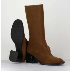 Boots En Daim Camel - R288 Renna Sigaro