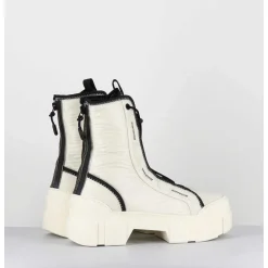 Boots En Nylon Blanc Casse & Elastique Reglable - 1D7300D Silk Wire