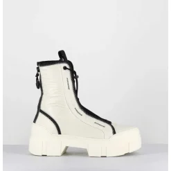 Boots En Nylon Blanc Casse & Elastique Reglable - 1D7300D Silk Wire