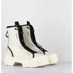 Boots En Nylon Blanc Casse & Elastique Reglable - 1D7300D Silk Wire