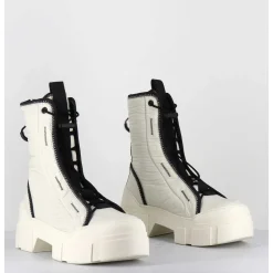 Boots En Nylon Blanc Casse & Elastique Reglable - 1D7300D Silk Wire