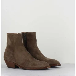 Boots Esprit Santiags En Daim Taupe - Amina58027 Sambuco
