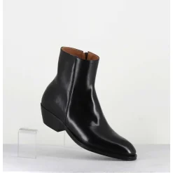Boots Esprit Santiags En Cuir Noir - Amina58027 Black
