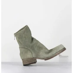 Boots Ligne Avant-Garde En Daim Lave Kaki - 51798 Verde Washed