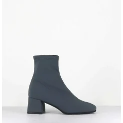 Boots Nylon Stretch Gris Bout Carre - Vare2 Elastico Grigio