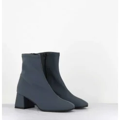 Boots Nylon Stretch Gris Bout Carre - Vare2 Elastico Grigio