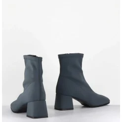 Boots Nylon Stretch Gris Bout Carre - Vare2 Elastico Grigio