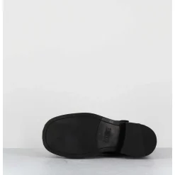 Boots Rangers A Lacets En Cuir Noir - S66Wu115 T8013