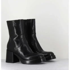 Boots 70S En Cuir Noir - Archi Nero
