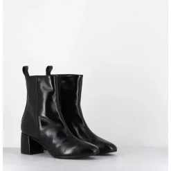 Boots 60S En Cuir Souple Noir - Samui1 Verlux Nero