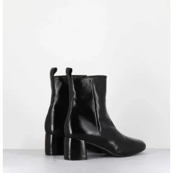 Boots 60S En Cuir Souple Noir - Samui1 Verlux Nero