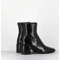 Boots 70S En Cuir Souple Noir - Cecil13 Glaze Nero