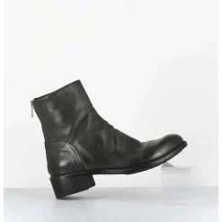 Boots Souples En Cuir Vert - Lison Caou047 Verde