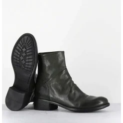 Boots Souples En Cuir Vert - Lison Caou047 Verde