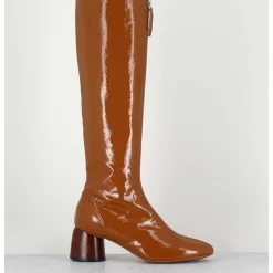 Bottes En Cuir Naplak Marron - Caren08 Faggio